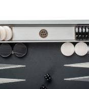 Manopoulos, Zilveren netstructuur Backgammon met rubberen speelveld