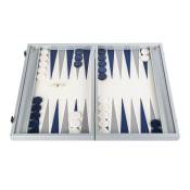 Manopoulos, Zilveren netstructuur Backgammon met rubberen speelveld