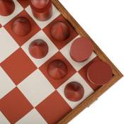 Manopoulos, Bauhaus Terracotta schaakspel