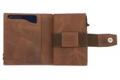 Garzini, Metal Wallet Holder, Brushed Brown