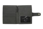 Garzini, Passport Holder, Carbon Black
