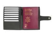 Garzini, Passport Holder, Carbon Black