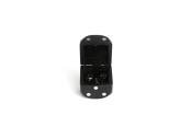 Authentic Models - Black Dice Box w/5 Dices, Silver