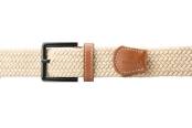 Garzini, Gevlochten riem, beige
