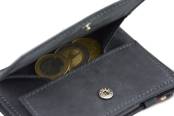 Garzini Essenziale Coin Pocket Magic Wallet, Carbon Black