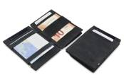 Garzini Essenziale Coin Pocket Magic Wallet, Carbon Black