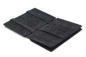 Garzini Essenziale Coin Pocket Magic Wallet, Carbon Black