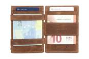 Garzini Essenziale Coin Pocket Magic Wallet, Brushed Brown
