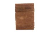 Garzini Essenziale Coin Pocket Magic Wallet, Brushed Brown