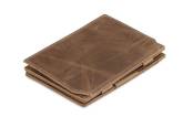 Garzini Essenziale Coin Pocket Magic Wallet, Brushed Brown