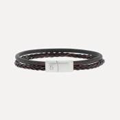 Steel & Barnett, Denby armband, Bruin M