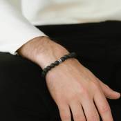 Steel & Barnett, Stones armband Basic, Lava M