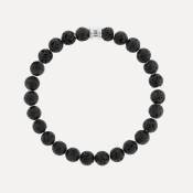Steel & Barnett, Stones armband Basic, Lava M