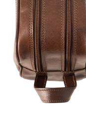 Luxe 3-vaks Toilettas - bruin Toscaans leder